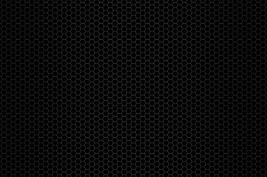 Siyah Arkaplanda Altıgenler