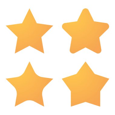 yıldızlar web simgesi vektör illüstrasyonu                                                  