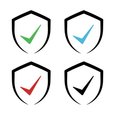 İşaretleme simgesi vektör illüstrasyon tasarımını kontrol et