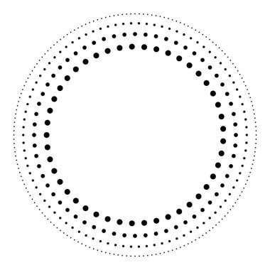 Siyah Yarıtonlu Çember Sancak