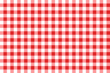 Gingham deseni kırmızı arkaplan