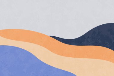 Doku Dalgası Eğrisi Şekillerini Boya Arkaplanı