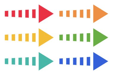 Kırık Çizgiler Sağ Ok