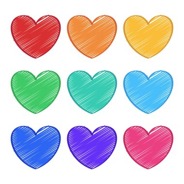 Kalpler Düz simgeler vektör illüstrasyonunu Ayarlar 