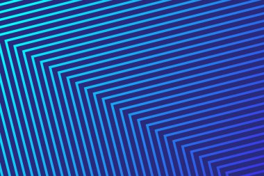 Mavi Çizgiler Köşe Arkaplanı, vektör illüstrasyonu basit tasarım