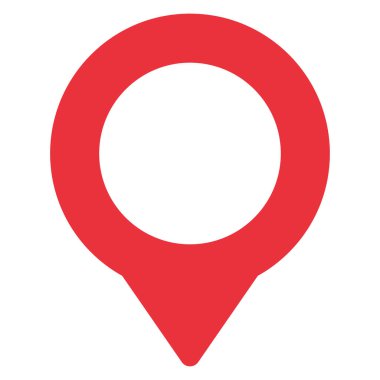 Basit navigasyon simgesi, vektör illüstrasyonu