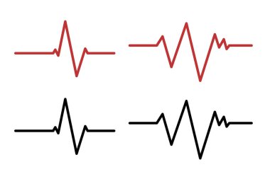 EKG kalp atışları seti