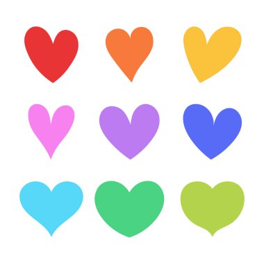 Kalpler Düz simgeler vektör illüstrasyonunu Ayarlar 