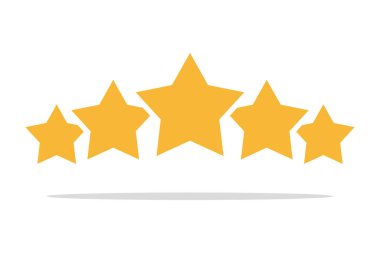 yıldızlar web simgesi vektör illüstrasyonu                                                  