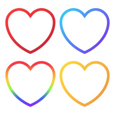 Gradyan Özet Kalpler Ayarlandı