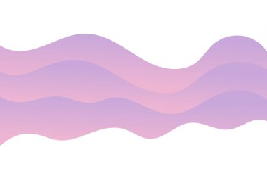 Pastel Gradyan Kağıt Kesimi, vektör illüstrasyonu