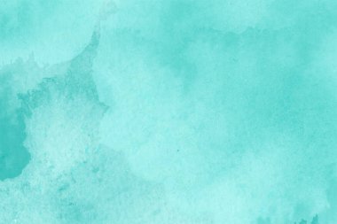 Cyan Mavi Suluboya Arkaplan, vektör illüstrasyonu