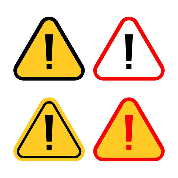 Предупреждающие знаки устанавливают несколько цветов