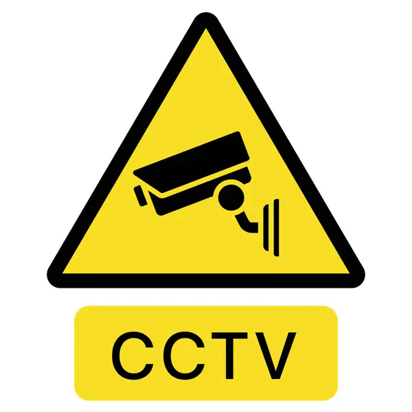 監視カメラのアイコン アウトライン Cctv カメラ ベクトル アイコン — ストックベクタ