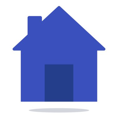 ev simgesi, vektör illüstrasyonu 