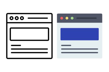 Globe Grid illüstrasyonlu web sitesi taslağı 