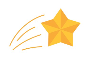 Yıldızların 3D Çekimi Çizgiler, vektör illüstrasyonu