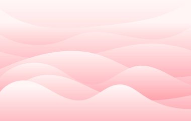 Pembe Modern Dalgalı Arkaplan vektör çizimi tasarımı