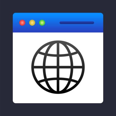 Gradyan Mavi Takvim simgesi, vektör illüstrasyonu 