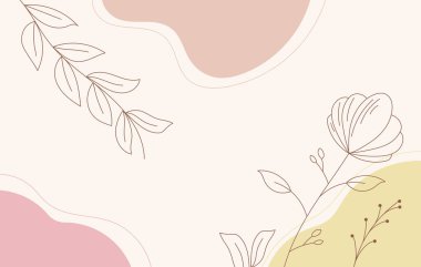 Pastel Çiçek Duvar Kağıdı, güzel bir arka plan.