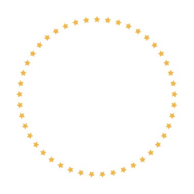 Beyaz arkaplanda Yıldızların Çemberi simgesi