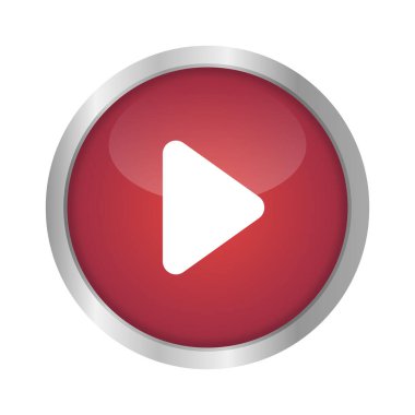 Sağ Ok Oynat Düğmesi simgesi, vektör illüstrasyonu  