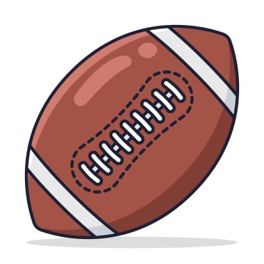 Amerikan Futbol web sitesi vektör illüstrasyonu