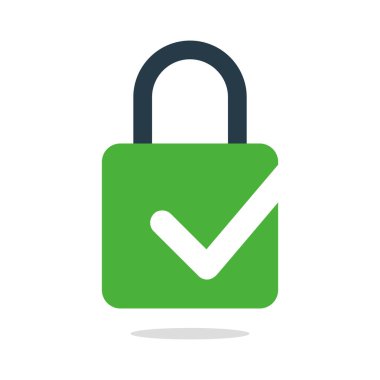 Mark Padlock, web simgesini kontrol et 