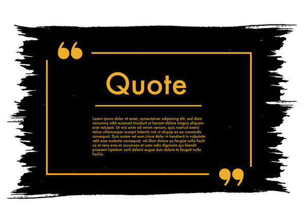 Quote Message vector illustration background 