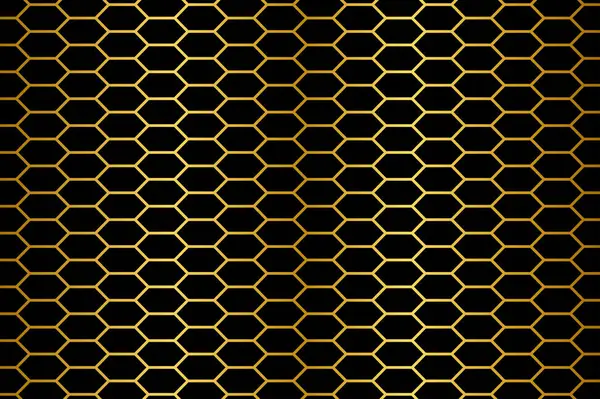 Altıgen Altın Gradyan Arkaplanı