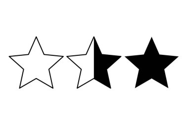 Yıldızların Silüeti Üç Biçim