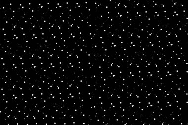 Siyah arkaplanda beyaz noktalar