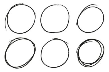 İnce, kirli siyah halkalar