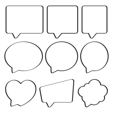 İleti Baloncukları El Çizgisi Ayarlandı