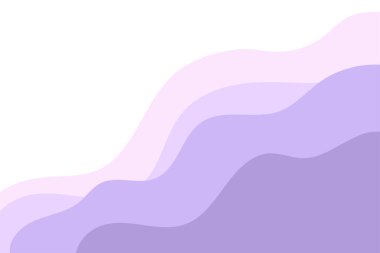 Dalgalı Çizgiler Soluk Mor Renkler