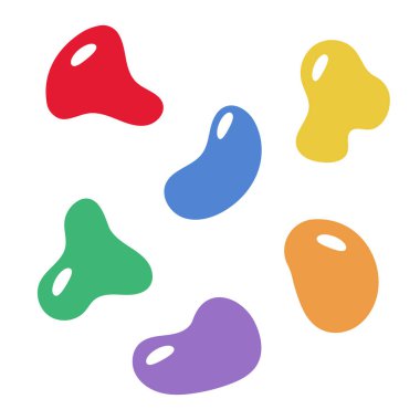 Beyaz Parlayan Damlaları Boya