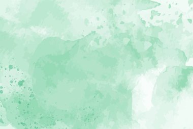 Yeşil Suluboya Boya Arkaplanı