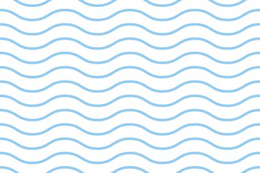 Açık Mavi Dalga Çizgileri Arkaplanı