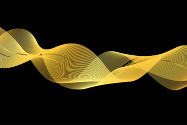 Siyah ve Altın Premium Vektör Arkaplanı