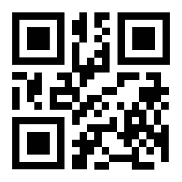 qr kod simgesi vektör çizimi