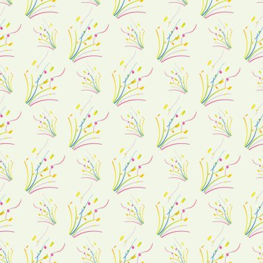 Yanıp sönen Havai fişekler Kusursuz Vektör Deseni Tasarımı