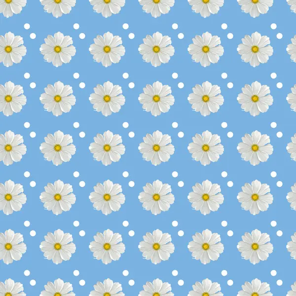 Noktasız Desen Tasarımlı Daisy çiçeği
