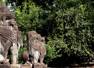 Bu tarihi binanın dış cephesinde bazı karakterleri, hayvanları ya da çiçekleri temsil eden renk detaylarıyla çekildi. Siem Riep, Angkor Wat, Kamboçya, Asya 'da geçiyor.