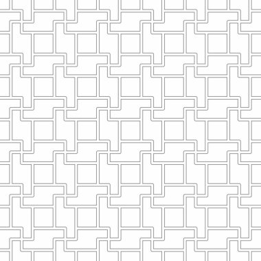 Kusursuz soyut geometrik desen, birbirine bağlı çizgiler bir labirent oluşturuyor. Çeşitli yaratıcı projeler veya dekoratif öğeler için uygundur.