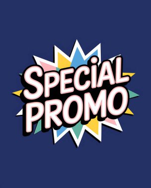 Special Promo Announcement Colorful Design