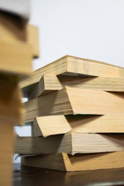 kitap kopya alanı ile yığını