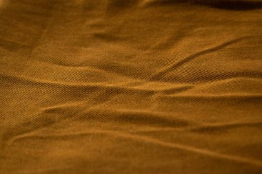 Ayrıntılı parlak kahverengi kot pantolon kumaş arkaplan dokusu.