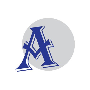 İlk harf logo şablonu