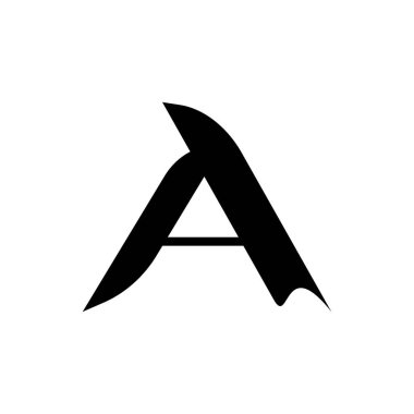 İlk harf logo şablonu