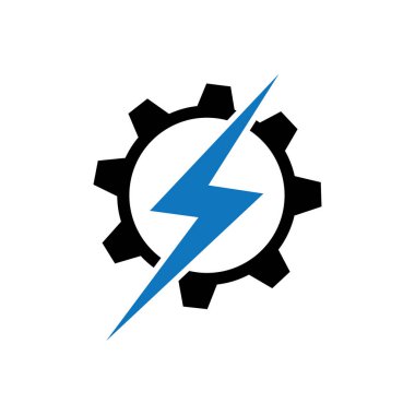 elektrik logo şablonu